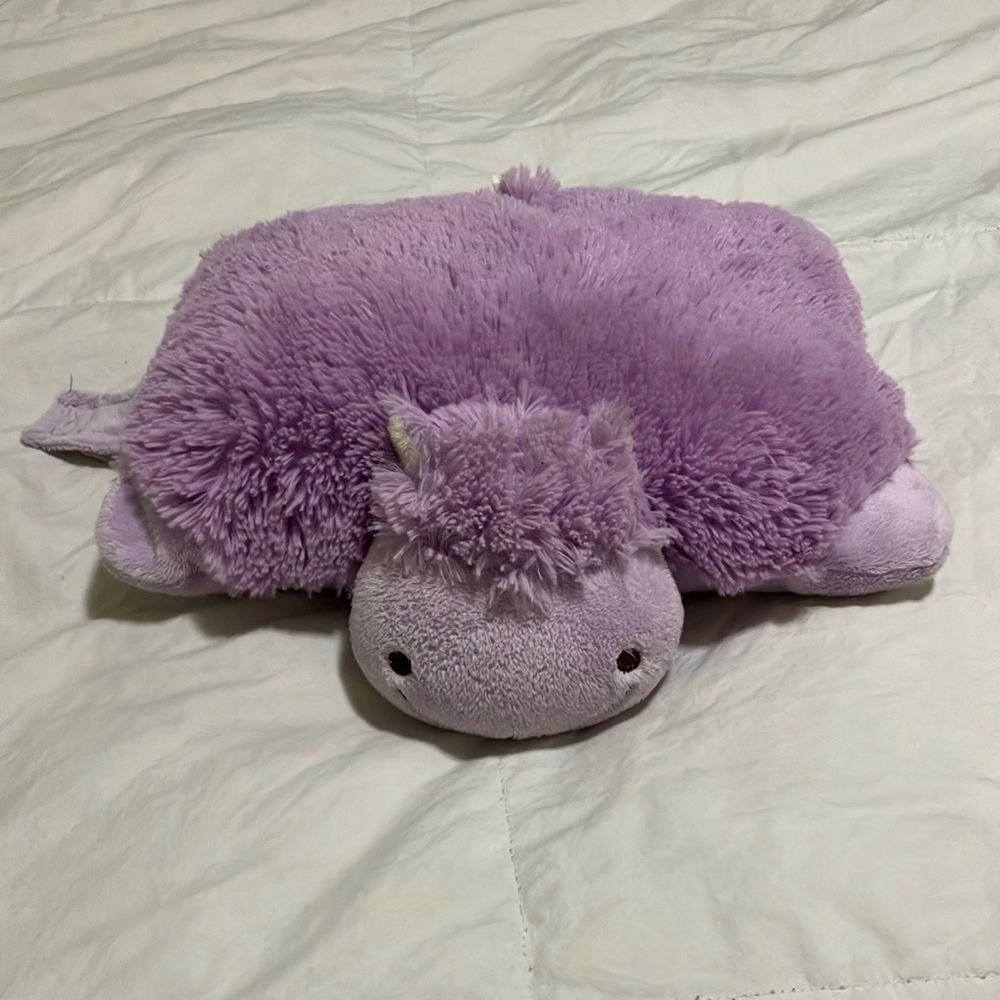 Purple Hippo Pillowpet Peewee